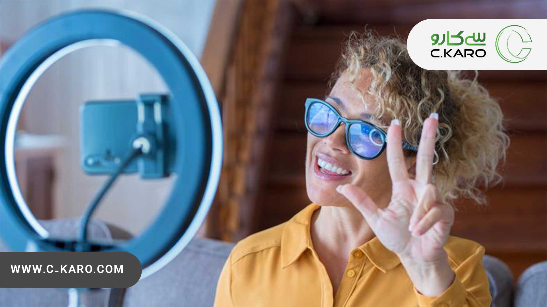 کاربرد رینگ لایت در صنعت فیلم برداری