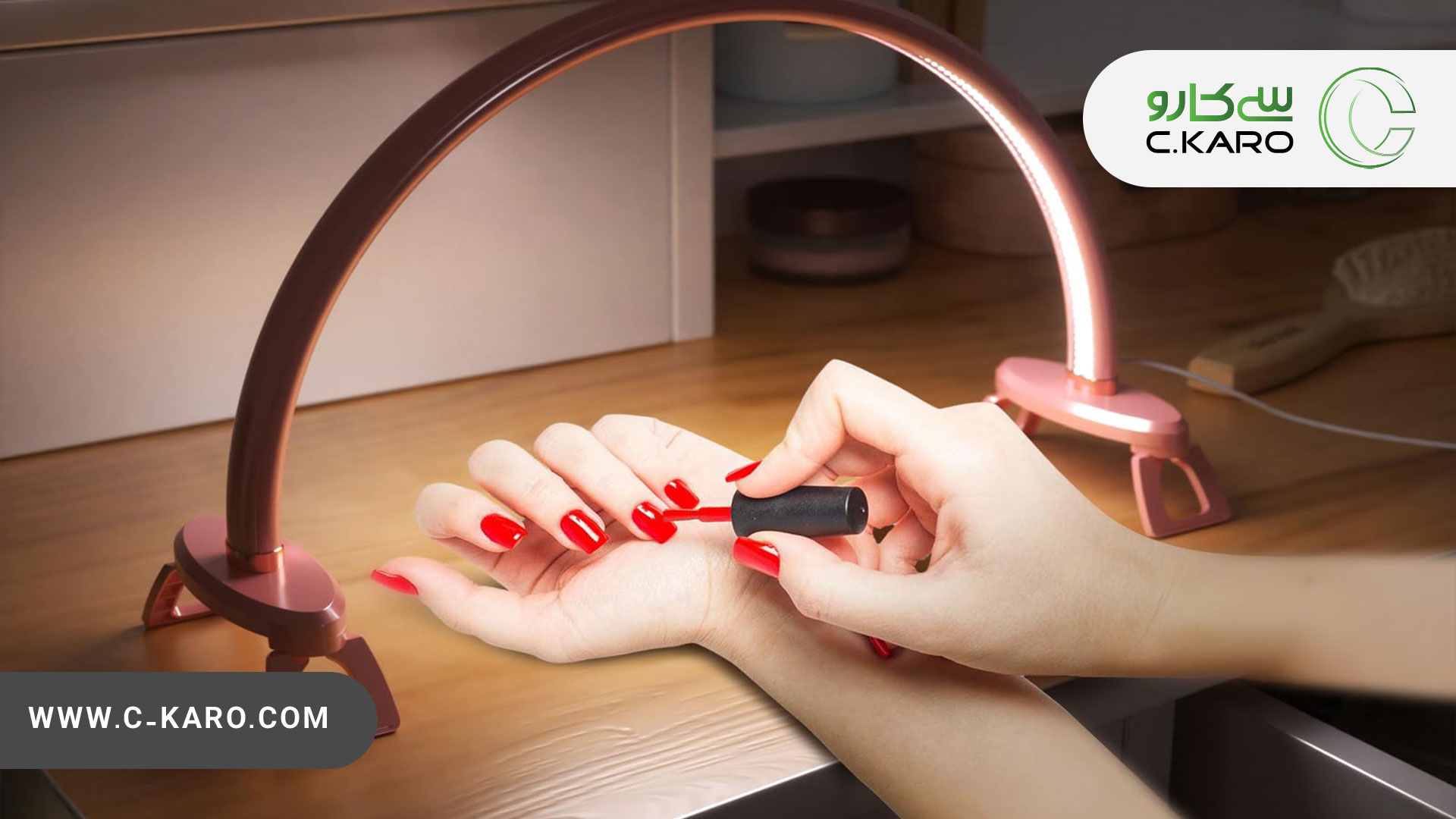 رینگ لایت مناسب کاشت ناخن